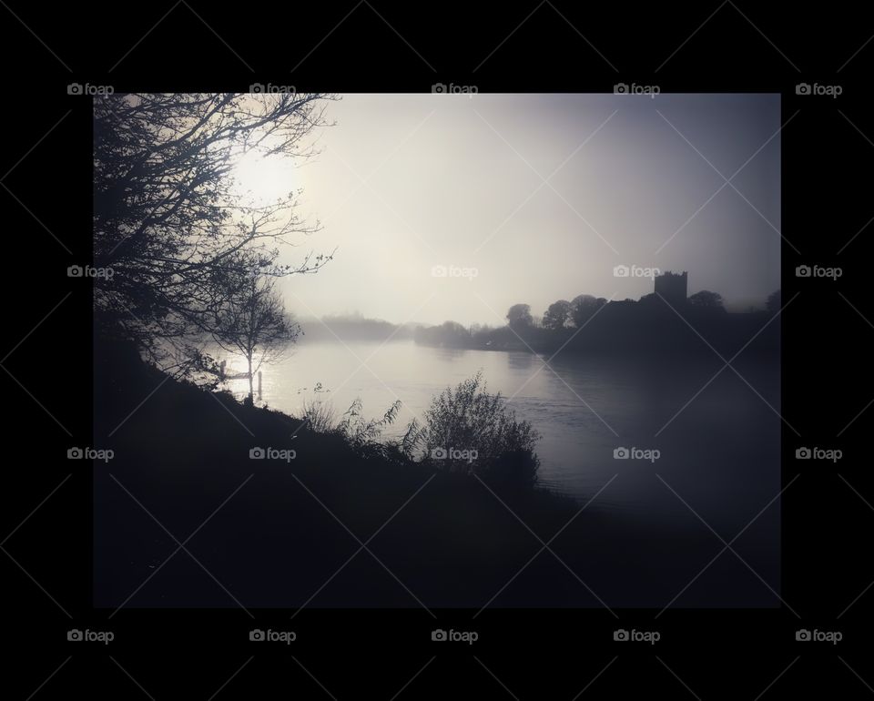 Sunrise through the mist