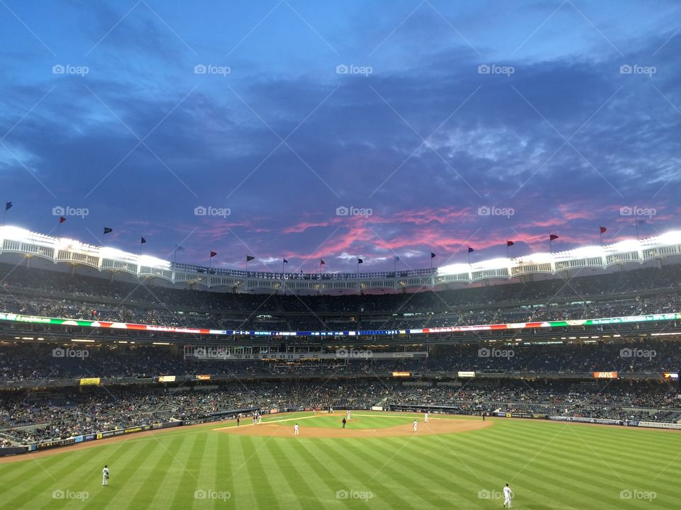 Yankee Stadium. I took this on 4/11- the 2nd longest game in Yankees history & the longest in Red Sox history 