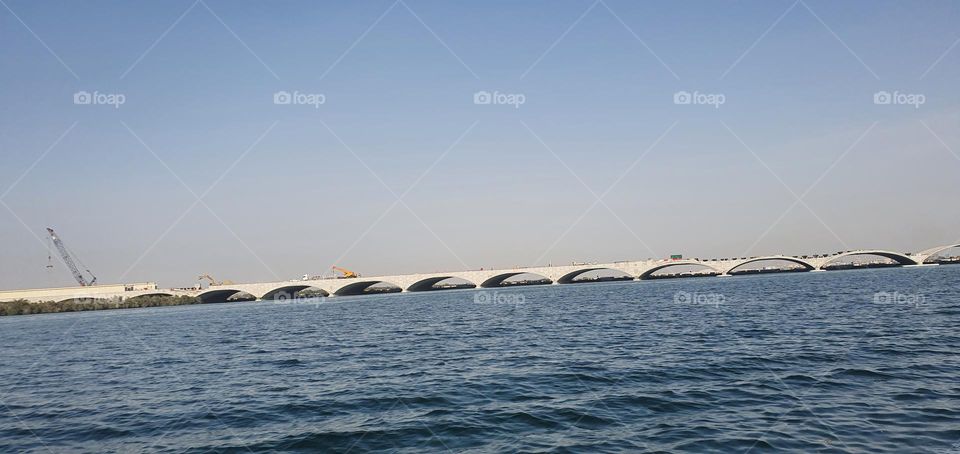 The new bridge on Abu Dhabi