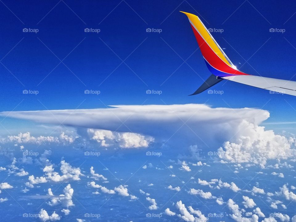 Cool cloud in flight