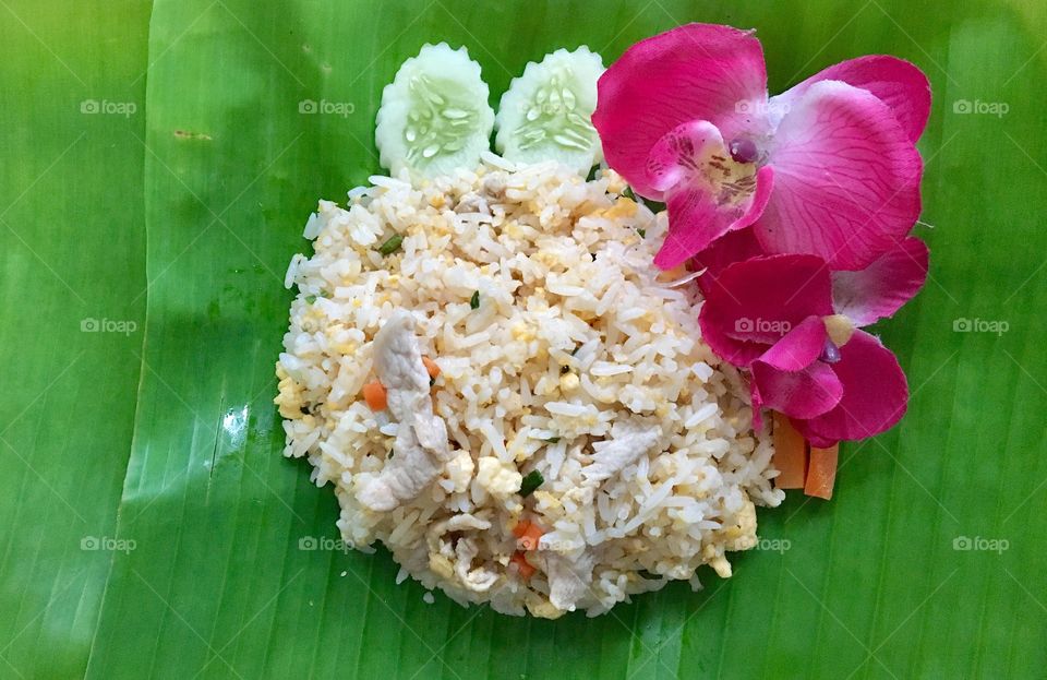 Pork Fried rice ,thai food