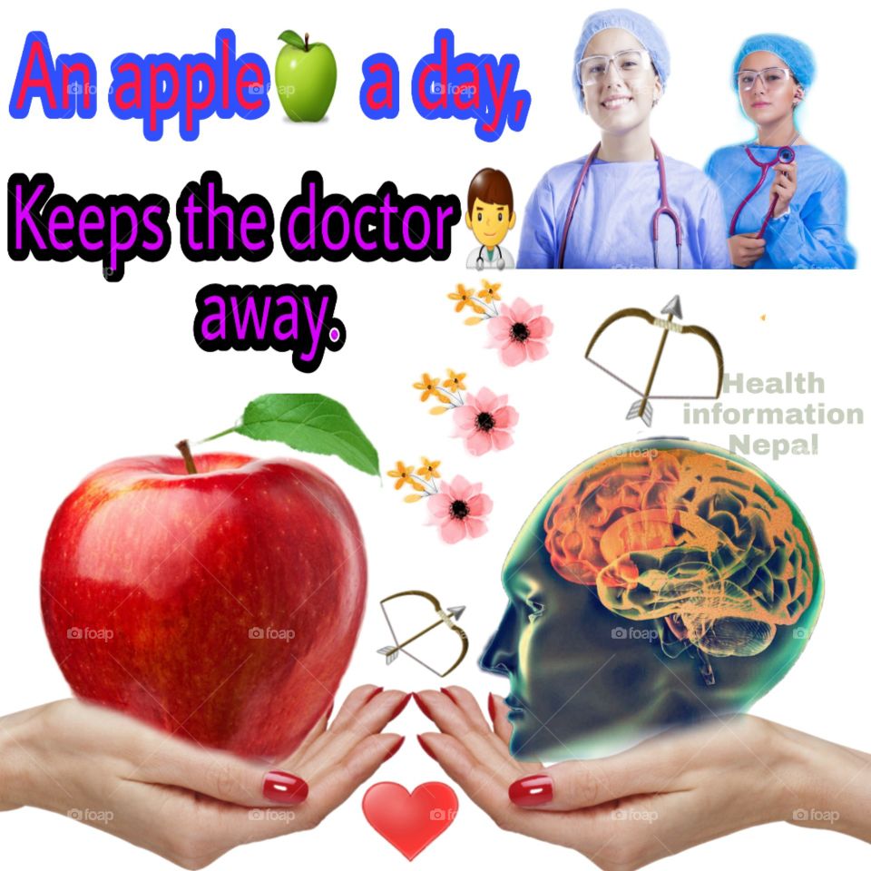 An apple a day , keeps the doctor away.