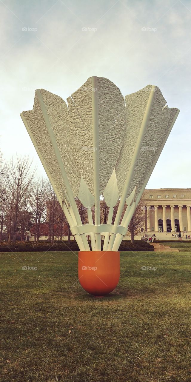 sculpture in The Nelson-Atkins Museum Park