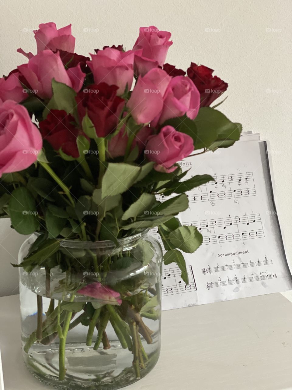 Aren’t the roses most beautiful with notes?