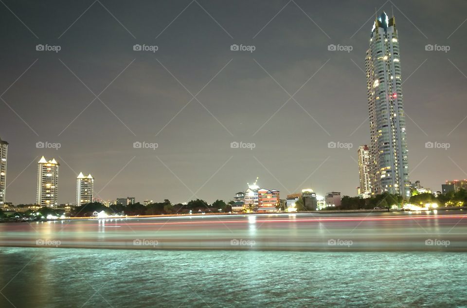 Night view of tower