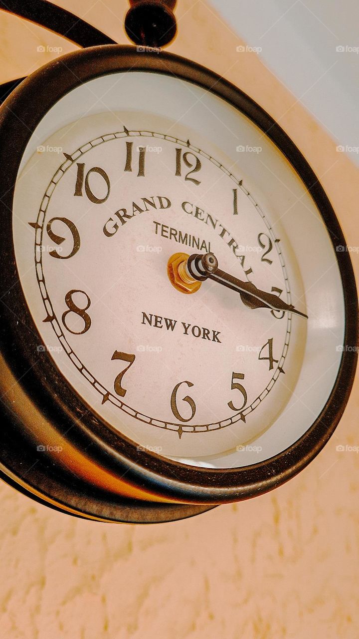 Vintage Iron Clock