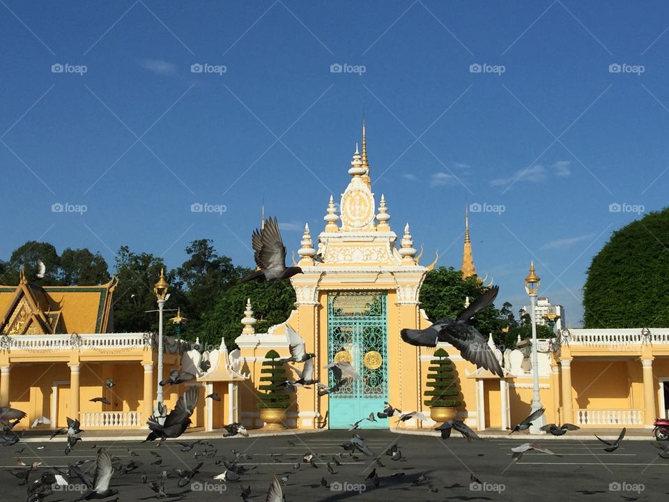 Main Gate of Royal Palace Phnom Penh 