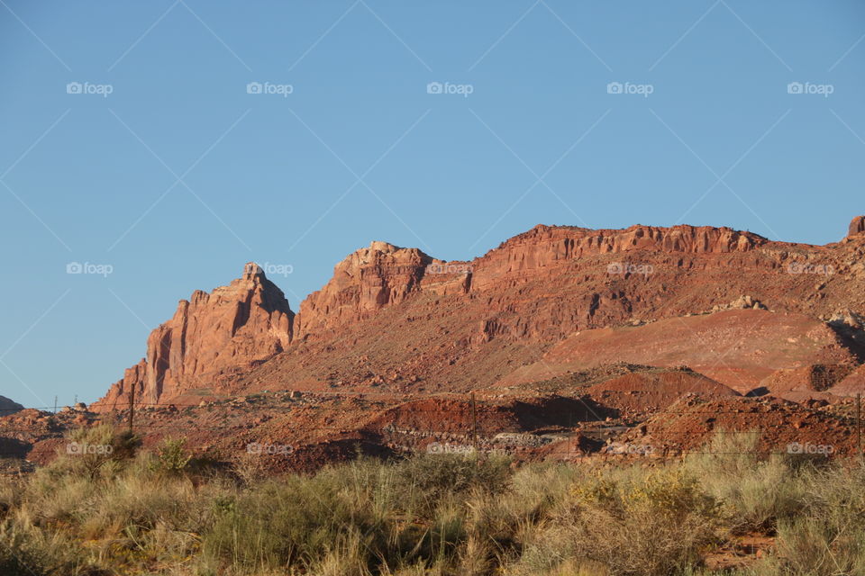 red rocks in Arizona