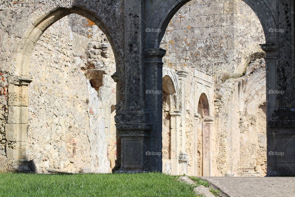 Ancient / Centenary Church's Ruins after Earthquake. History, architecture and art 