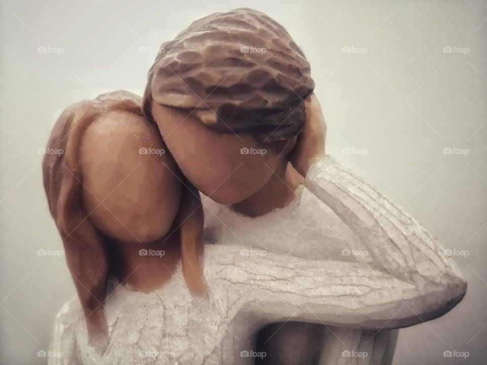 Figurine representing a couple