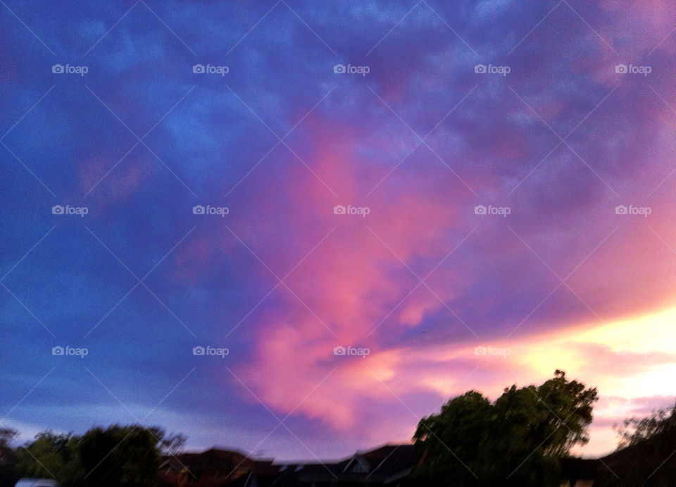 outdoors colors clouds trees by king