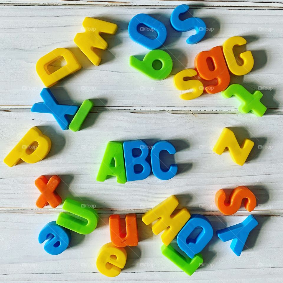 ABC from magnetic letters