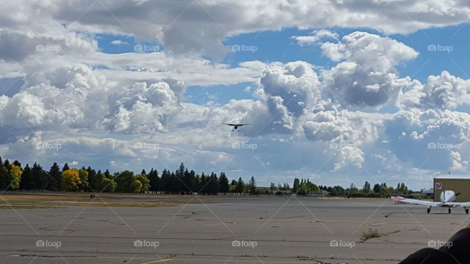 coming in for landing