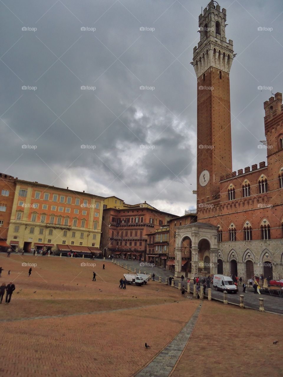 Siena. Plaza del campo,Siena,Italy