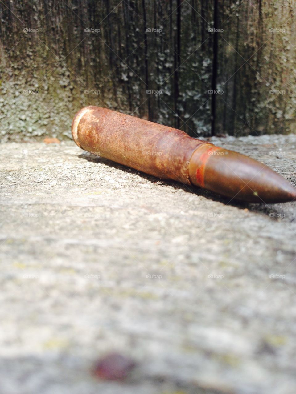 Old bullet. Old real bullet