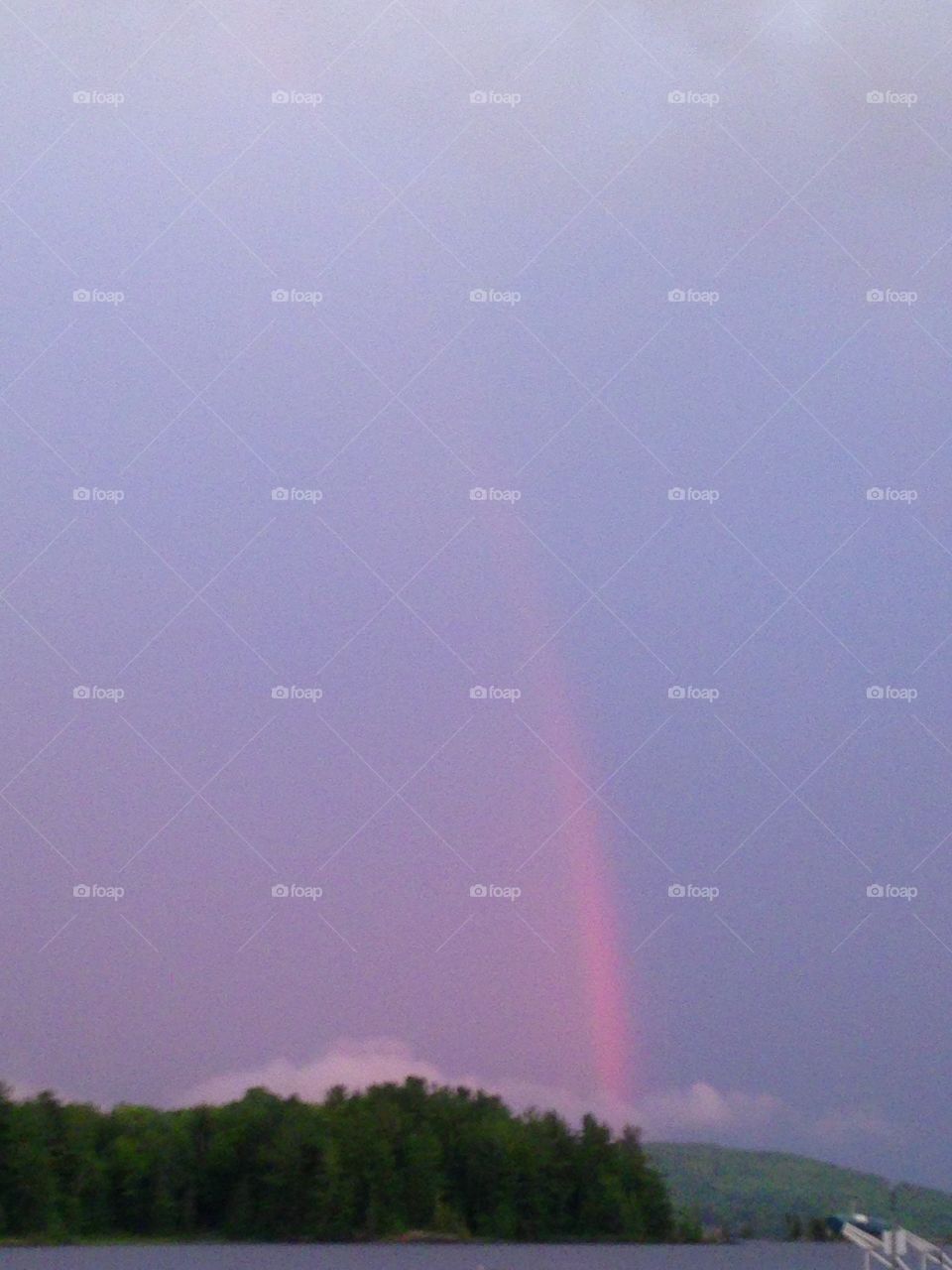 Rainbow in the evening 
