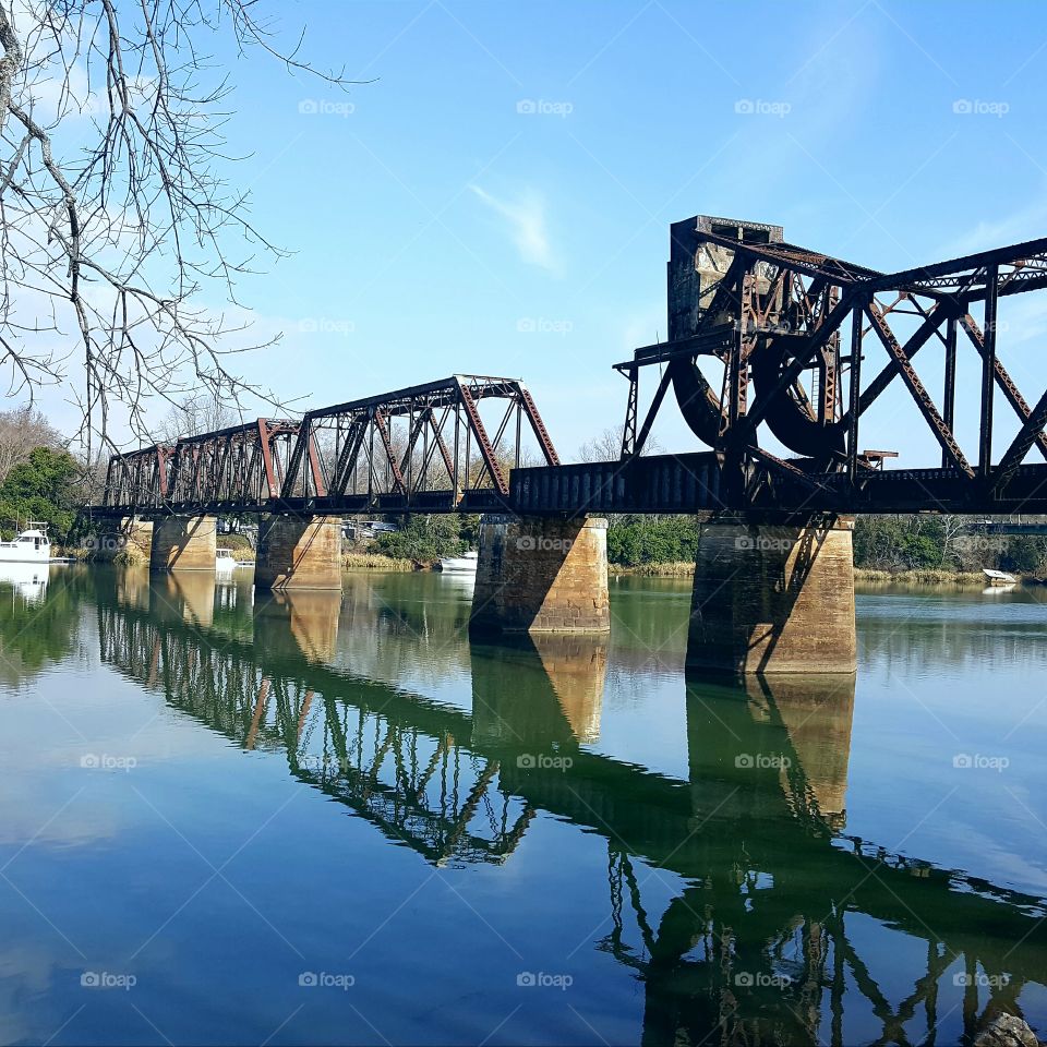 Railroad Bridge over the Savannah River