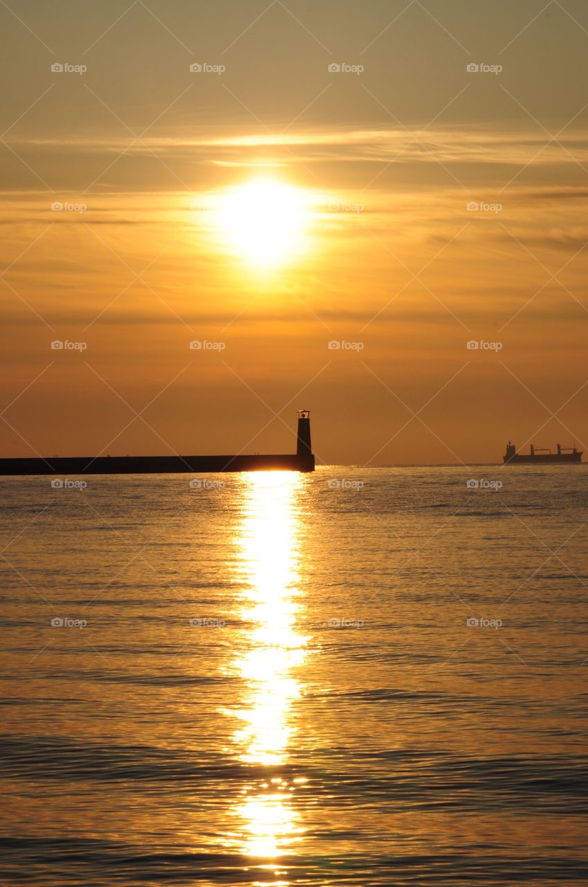 Sunrise over the Baltic Sea