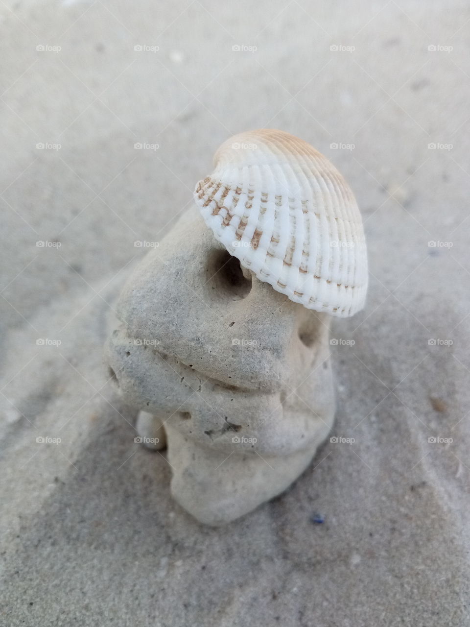 figure in the sand