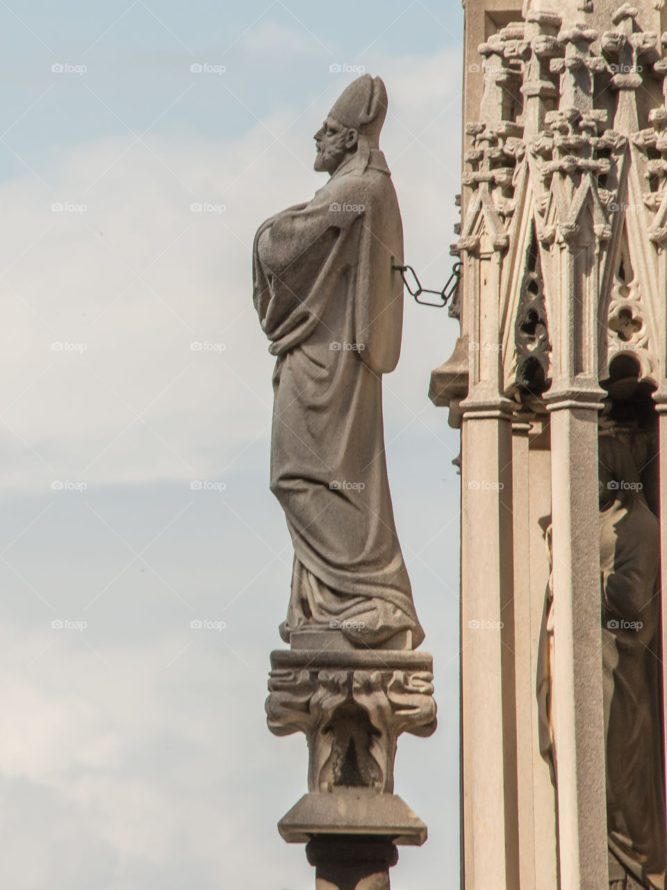 A special art of Milan Cathedral (Italy)