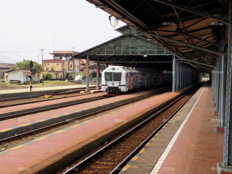 The train is ready to leave