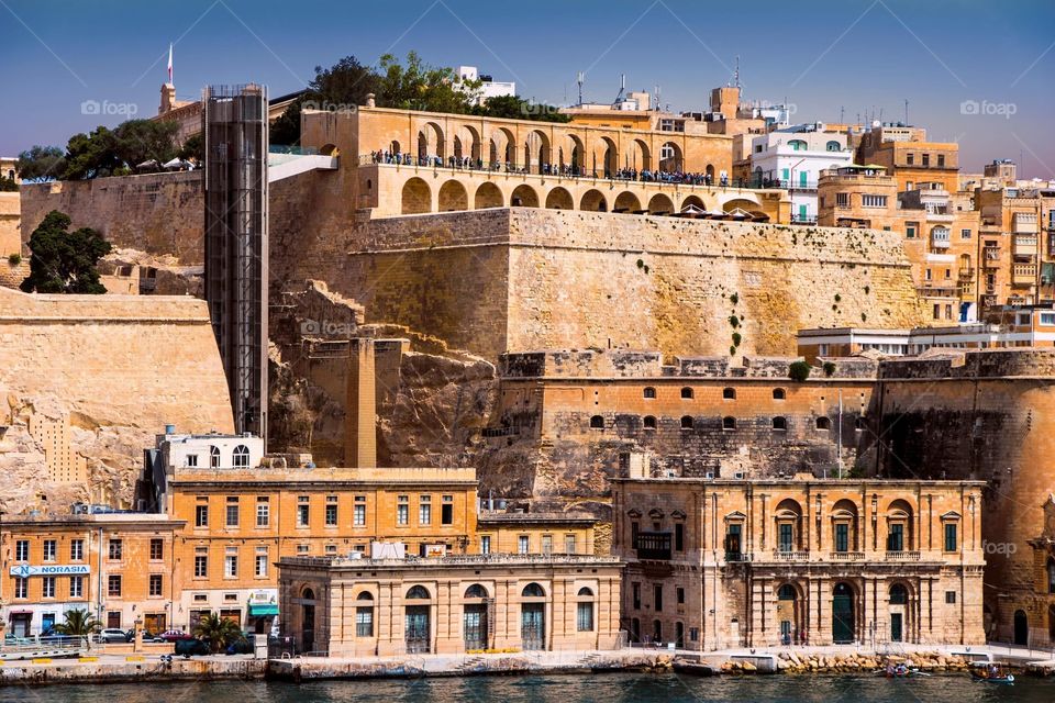 The bastions of the capital city of Malta, Valletta