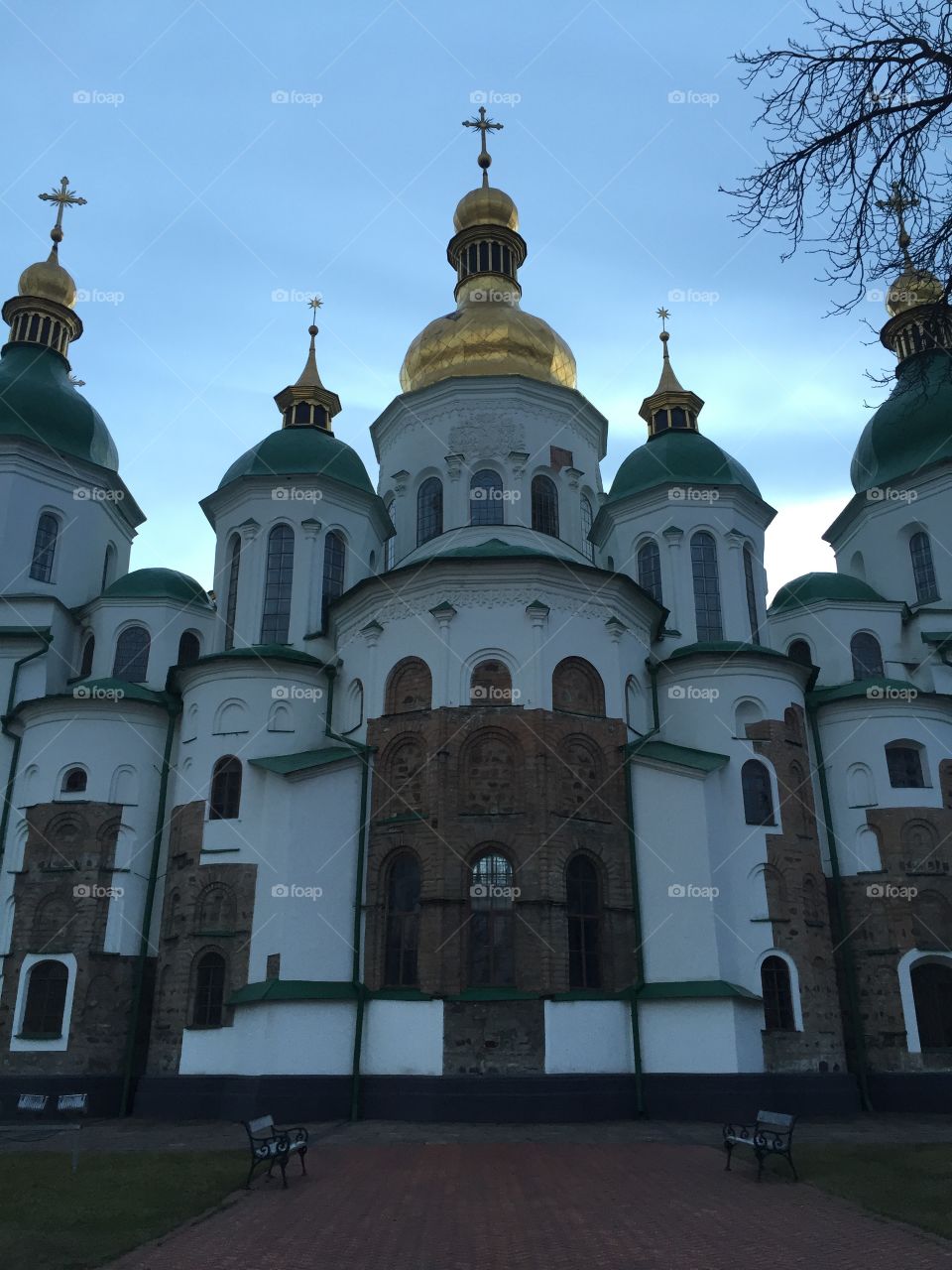 Sophia of Kyiv from the courtyard