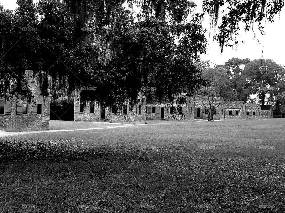 slave quarters at Boone hall