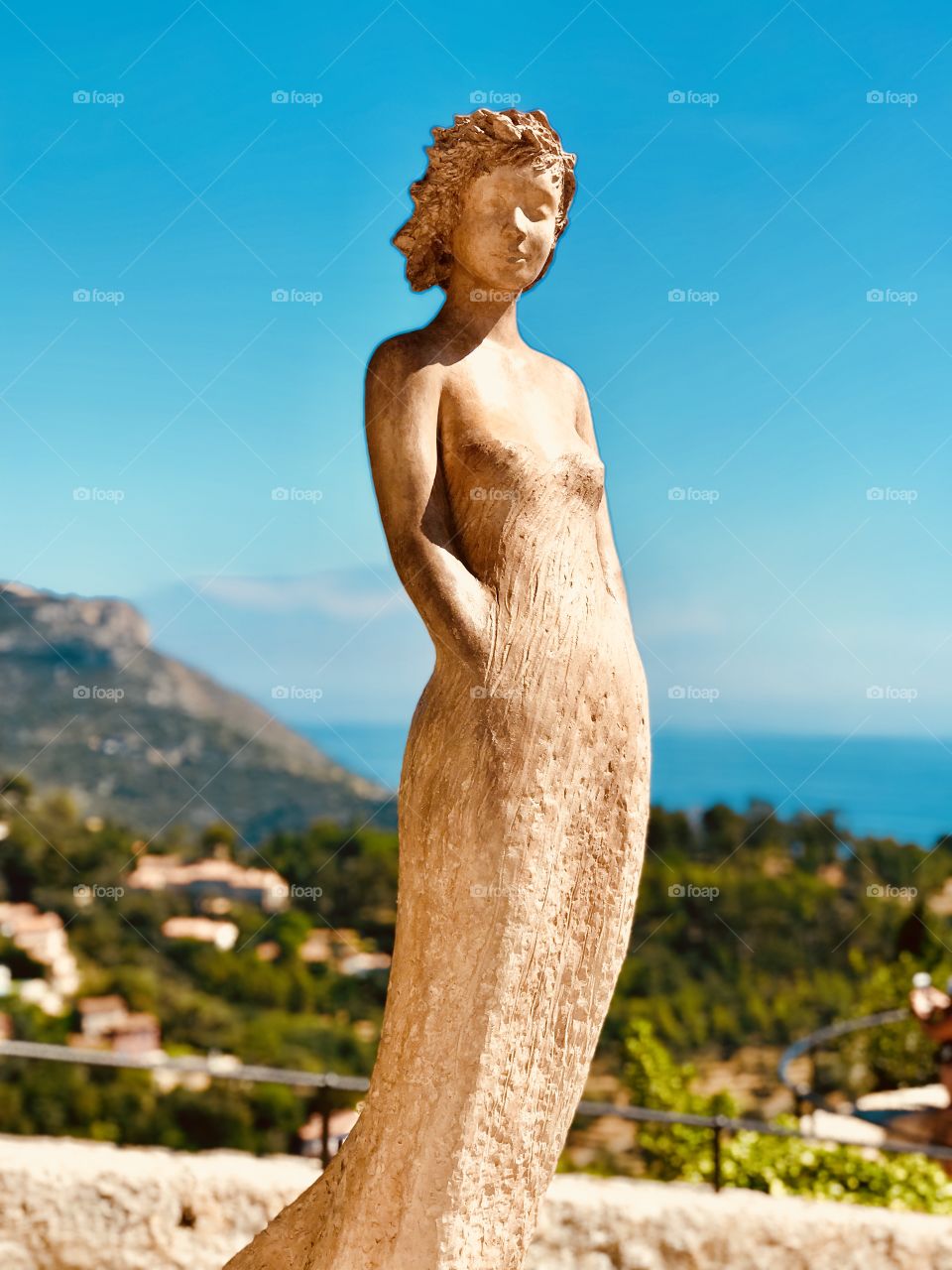 Statue over the village