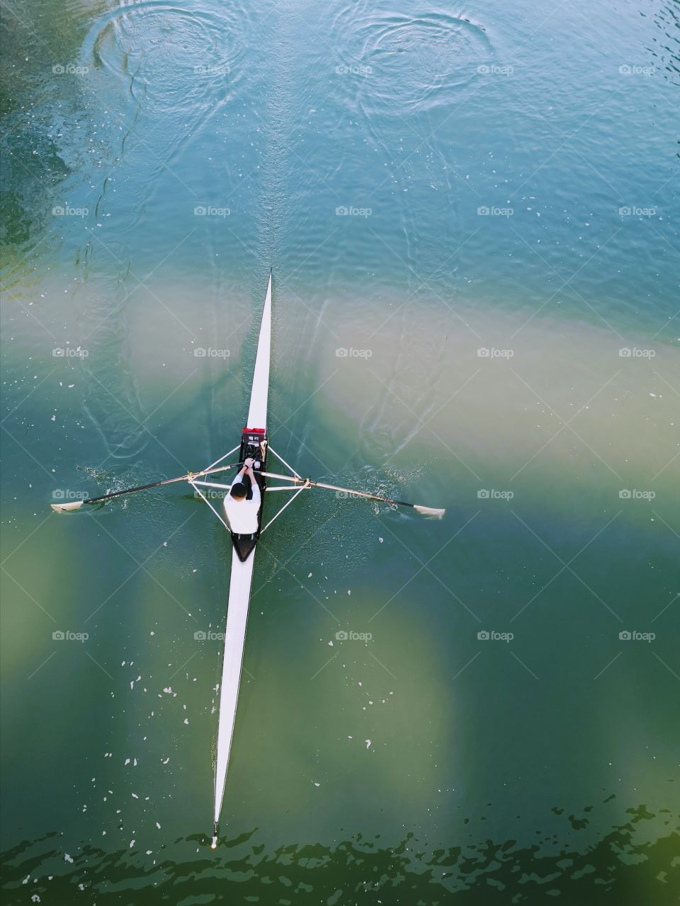 Canoeing on the river