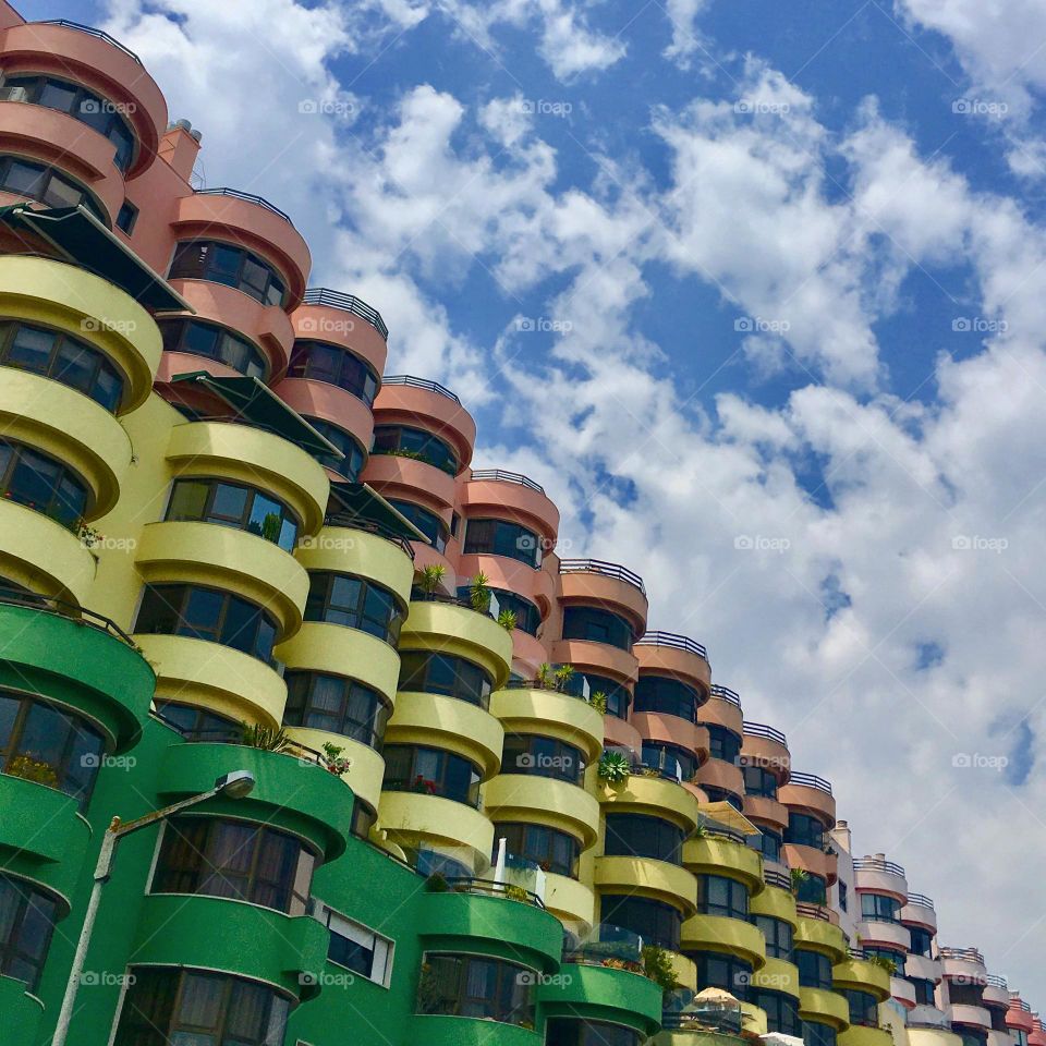 Colorful buildings 