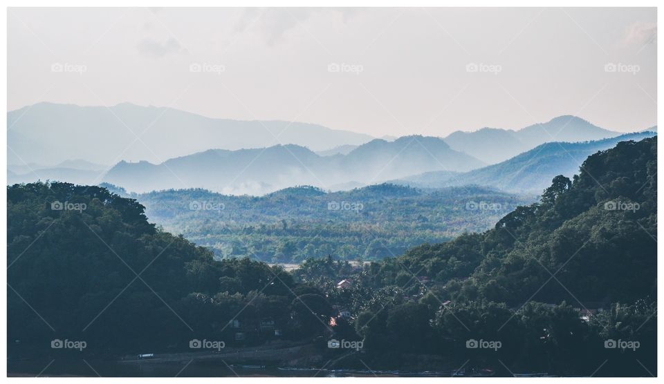 Go green, mountain, Lao