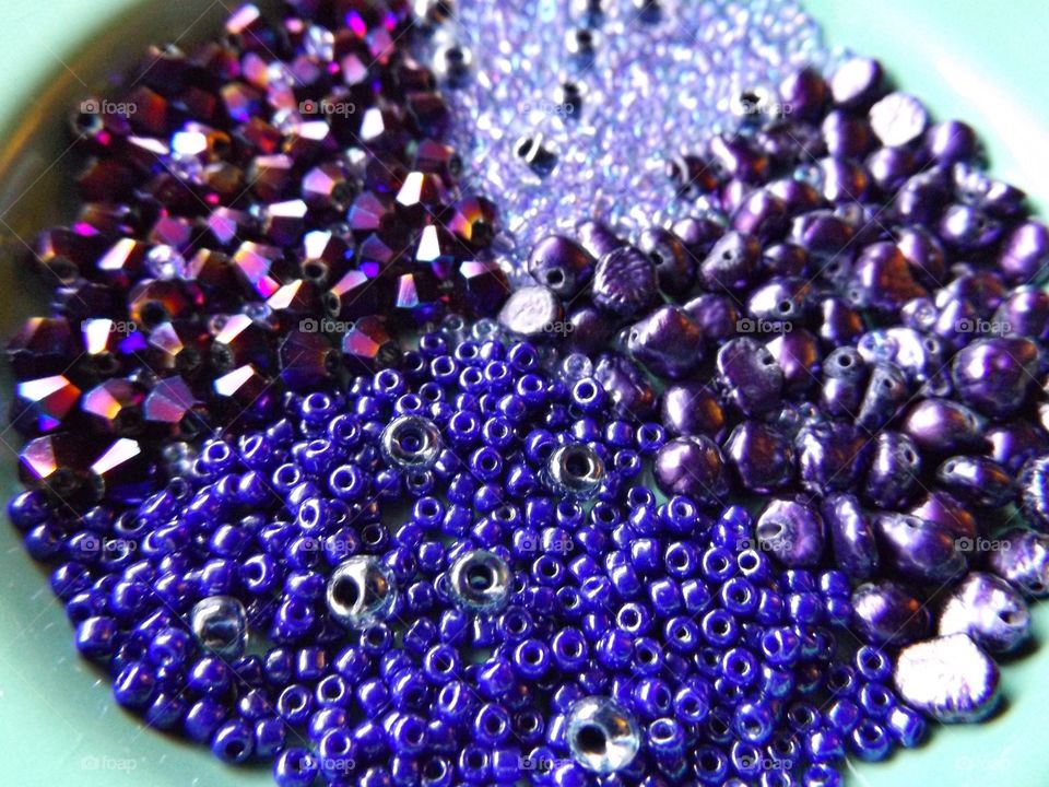 Purple beads