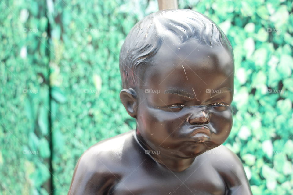 A angry 😡😡😡 statue 