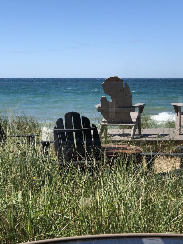 Lake Michigan Lounging
