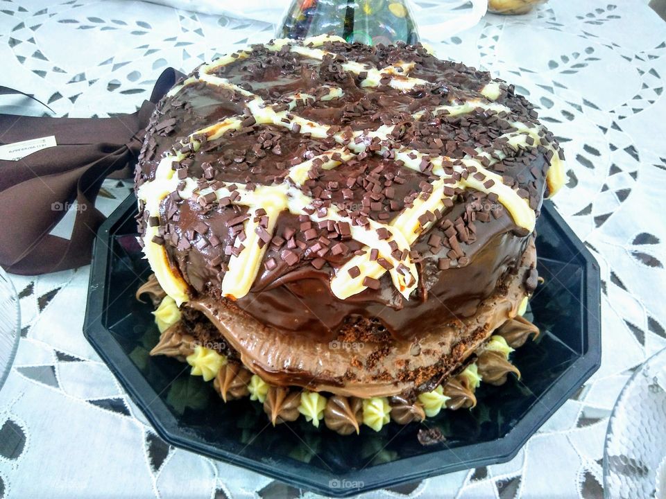 Delicious chocolate cake