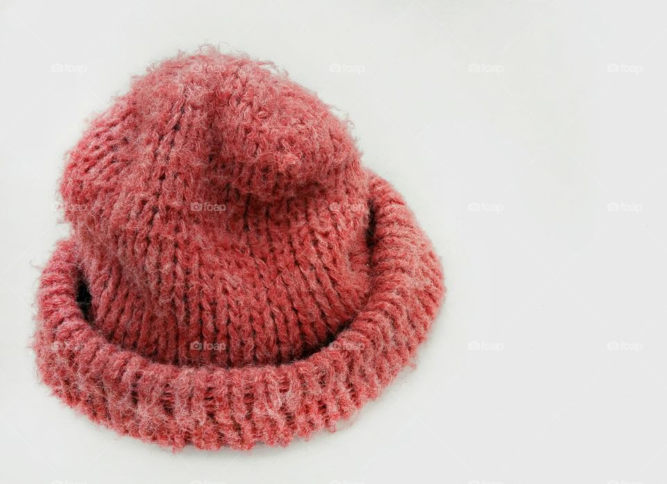 Winter Hat on a White Background