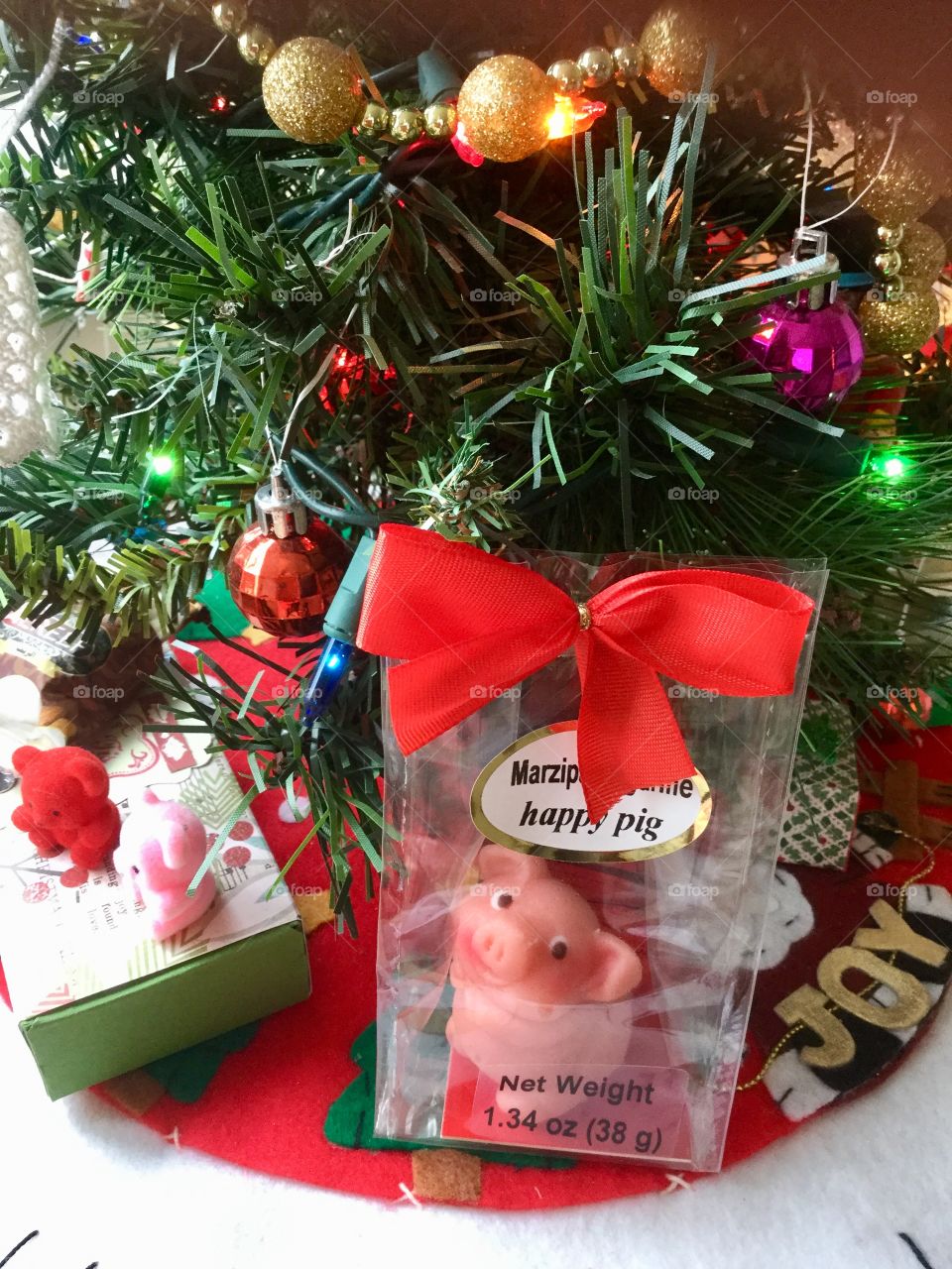 Mini Christmas tree and decorations 