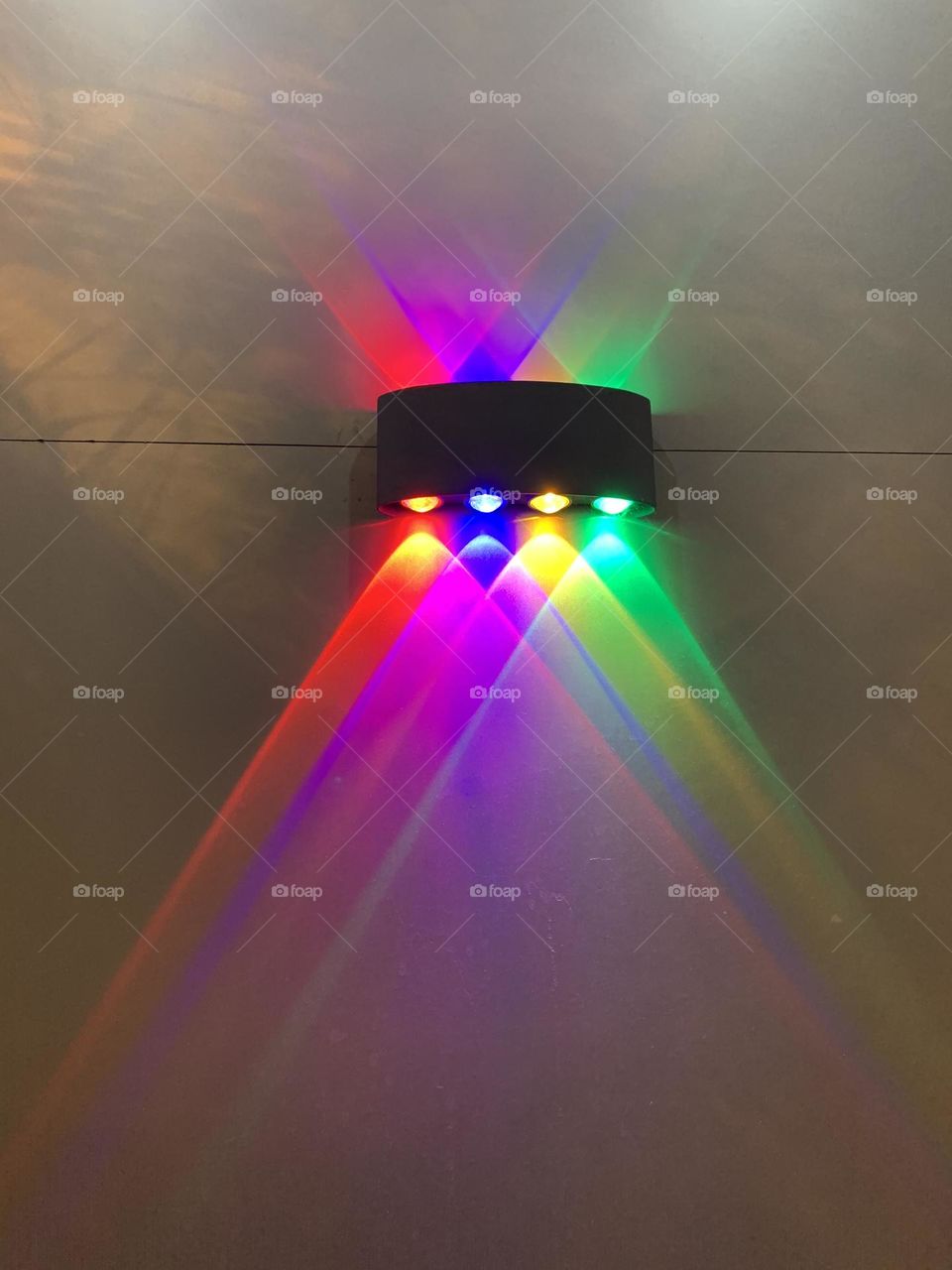 Colorful lamp and light