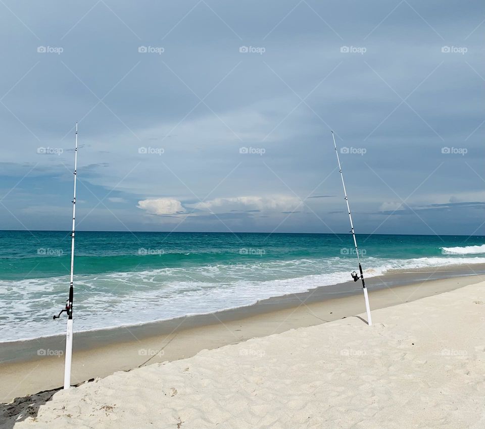 Surf Fishing at Twilight 