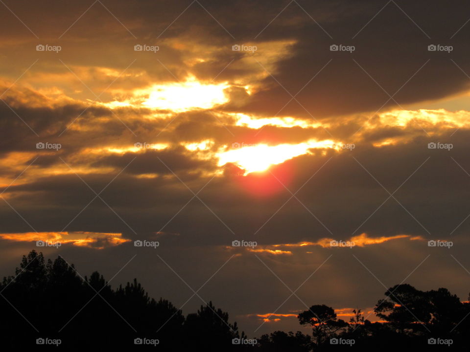 Sunset, Dawn, No Person, Evening, Sun