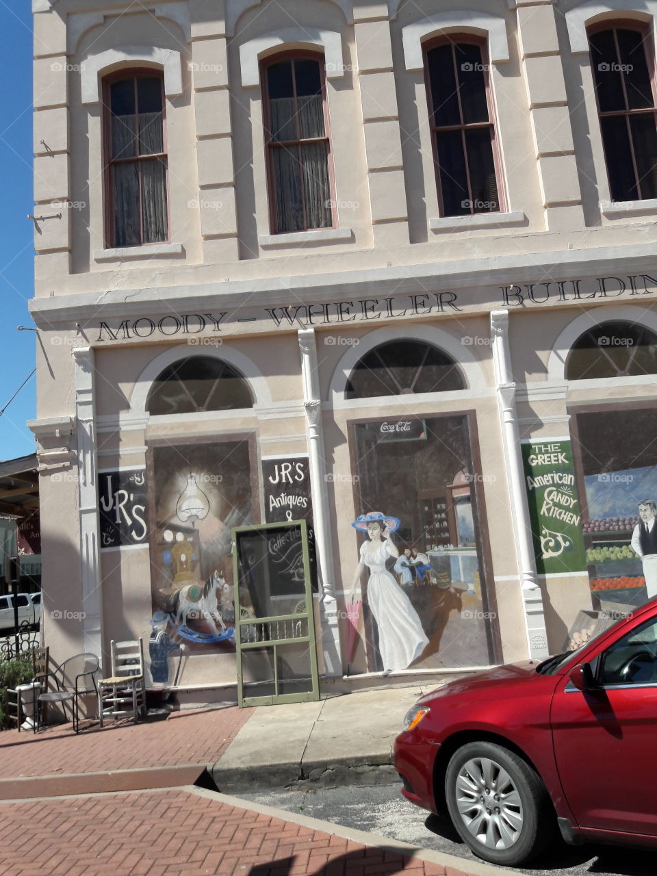 Driving in Brenham,TX.