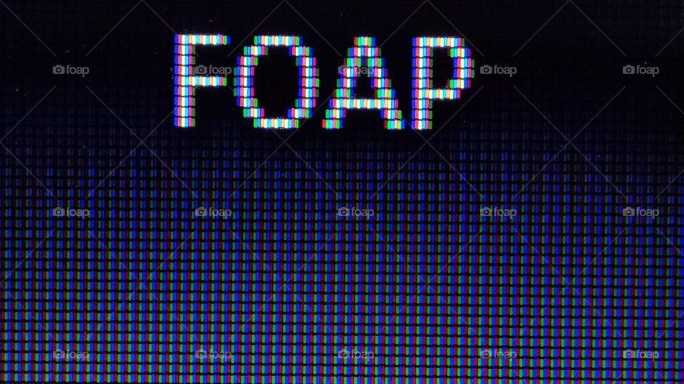 Foap name in pixels, square shaped pixels, colourful pixels, rectangle shaped pixels, Foap, Foap name