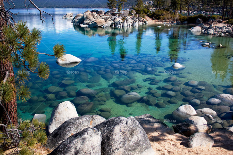 Sand harbor beach