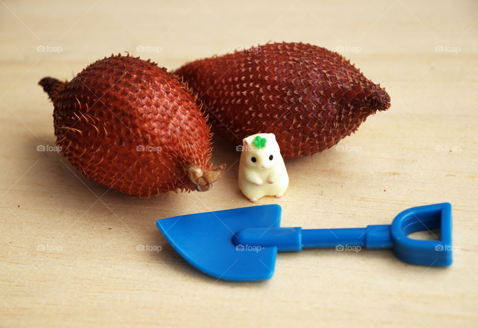 The Snake Fruit is another sweet little fruit you can only find in Southeast Asia. (Salak, Salacca zalacca)