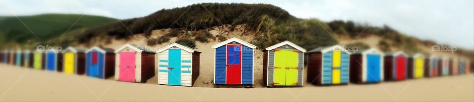 Rainbow of Huts