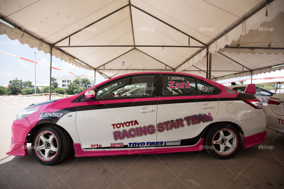 Toyota racing car