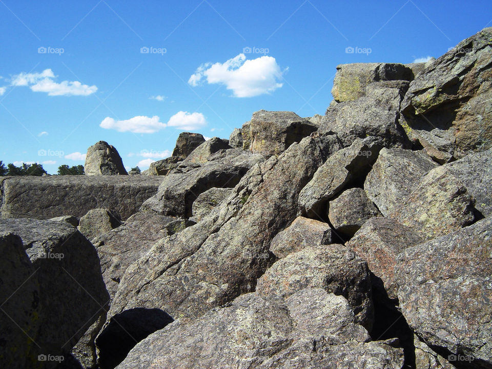 sky clouds stones cloud by refocusphoto