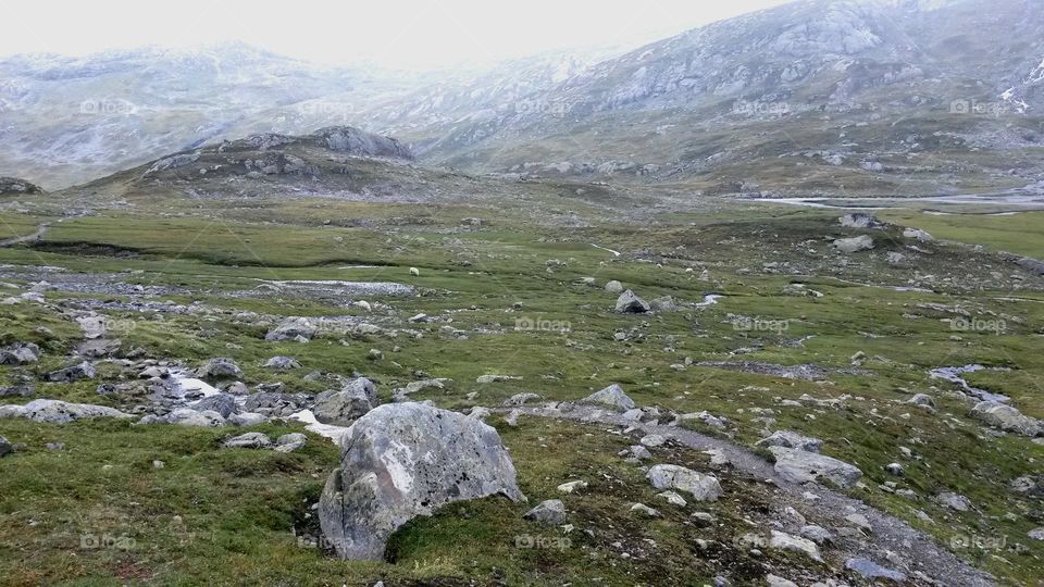 The rough nature in Norway