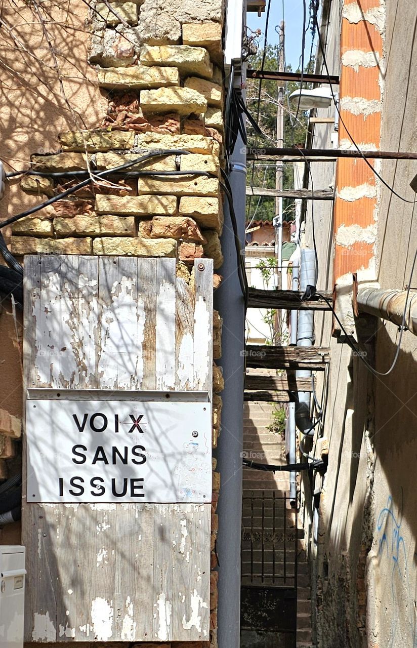 voie sans issue
